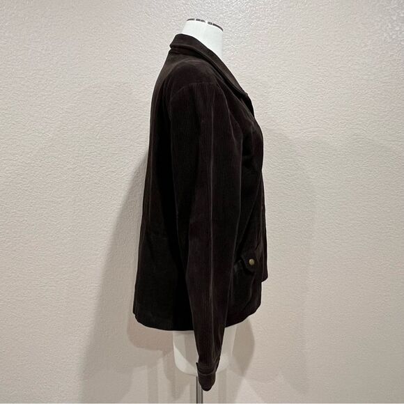 Christopher & Banks Brown Corduroy Blazer Size XL - Picture 4 of 14